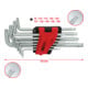 KS Tools TX haakse steeksleutelset, lang, 10-delig.