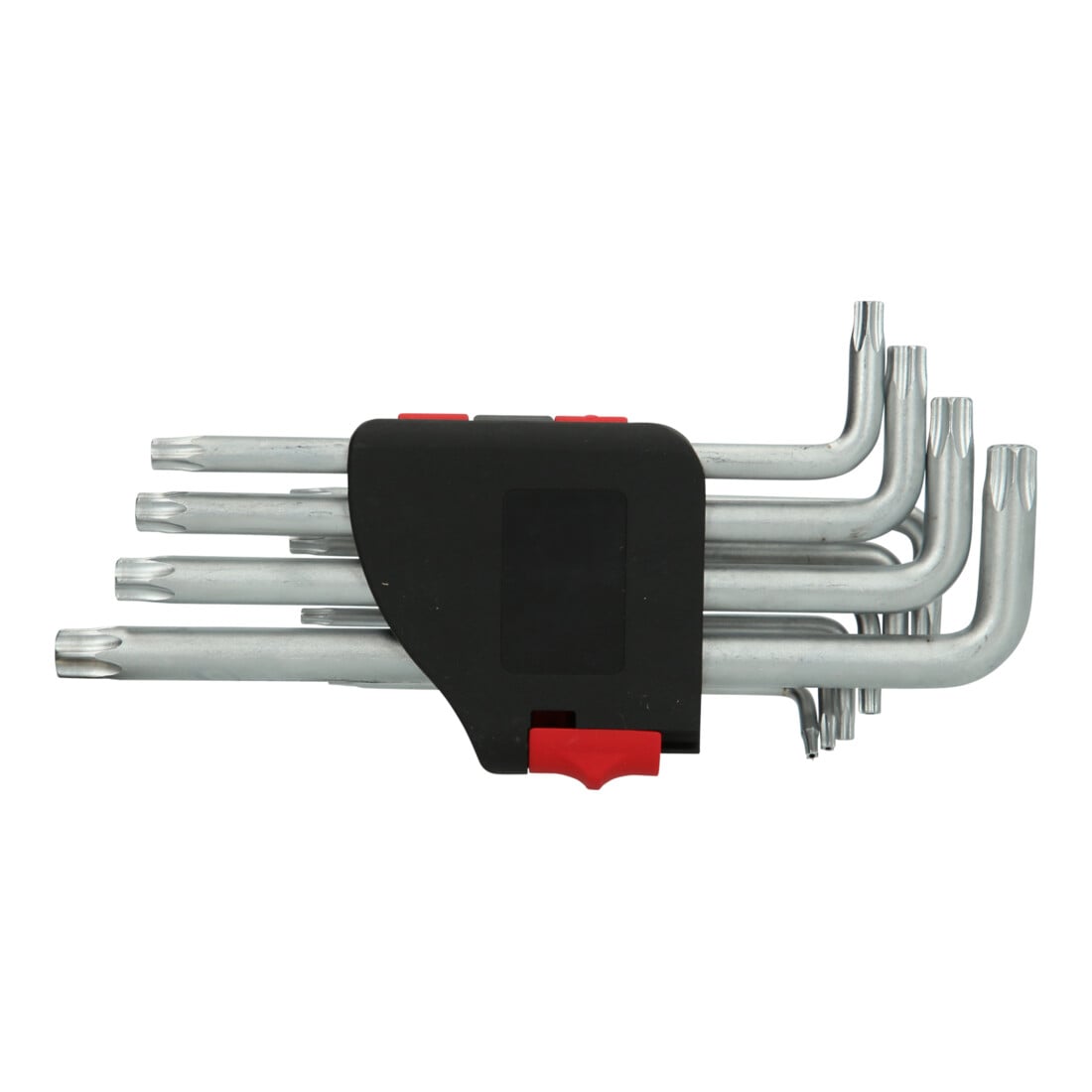 KS Tools TX haakse steeksleutelset met asgat, lang, 10-delig, TB8-TB50