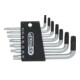 KS Tools TX haakse steeksleutelset met boring, kort, 7-deligTB10-TB40