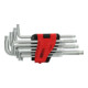 KS Tools TX-Winkelstiftschlüssel-Satz mit Bohrung, lang, 10-tlg., TB8-TB50-1