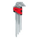 KS Tools TX-Winkelstiftschlüssel-Satz mit Bohrung, XL, 10-tlg.TB8-TB50