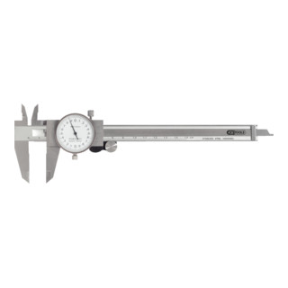 KS Tools Uhren-Messschieber, Messgenauigkeit +/-0,02