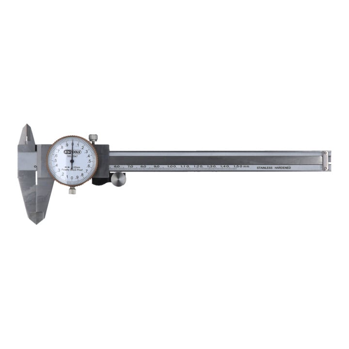 KS Tools Uhren-Messschieber, Messgenauigkeit +/-0,02