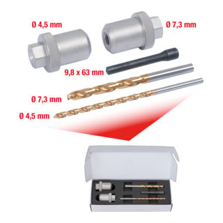 KS Tools uitboorset voor klemschroef M10