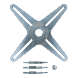 KS Tools uitbreidingsset SAC koppelingsgereedschap (4-gaats spoed), 5-delig