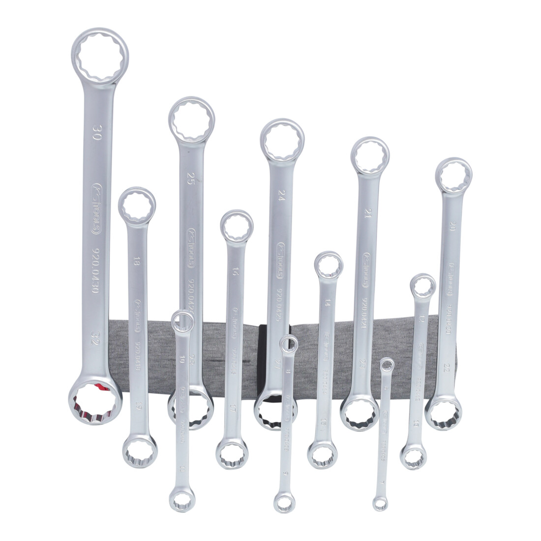 KS Tools ULTIMATEplus Doppel-Ringschlüssel-Satz, gerade, 12-teilig