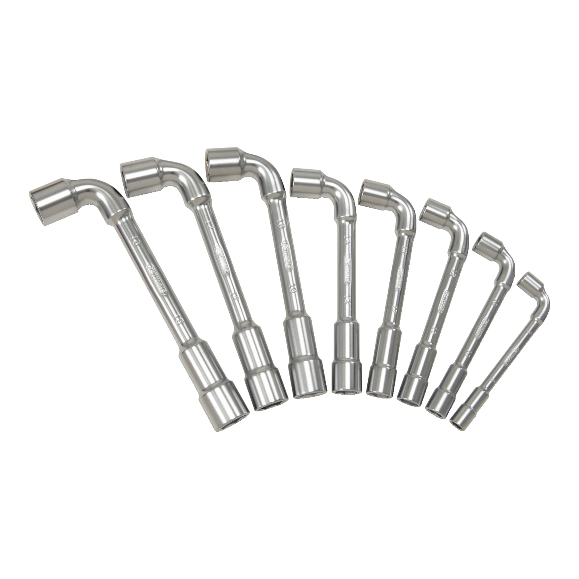 KS Tools ULTIMATEplus Doppel-Steckschlüssel-Satz, gekröpft, 8-teilig
