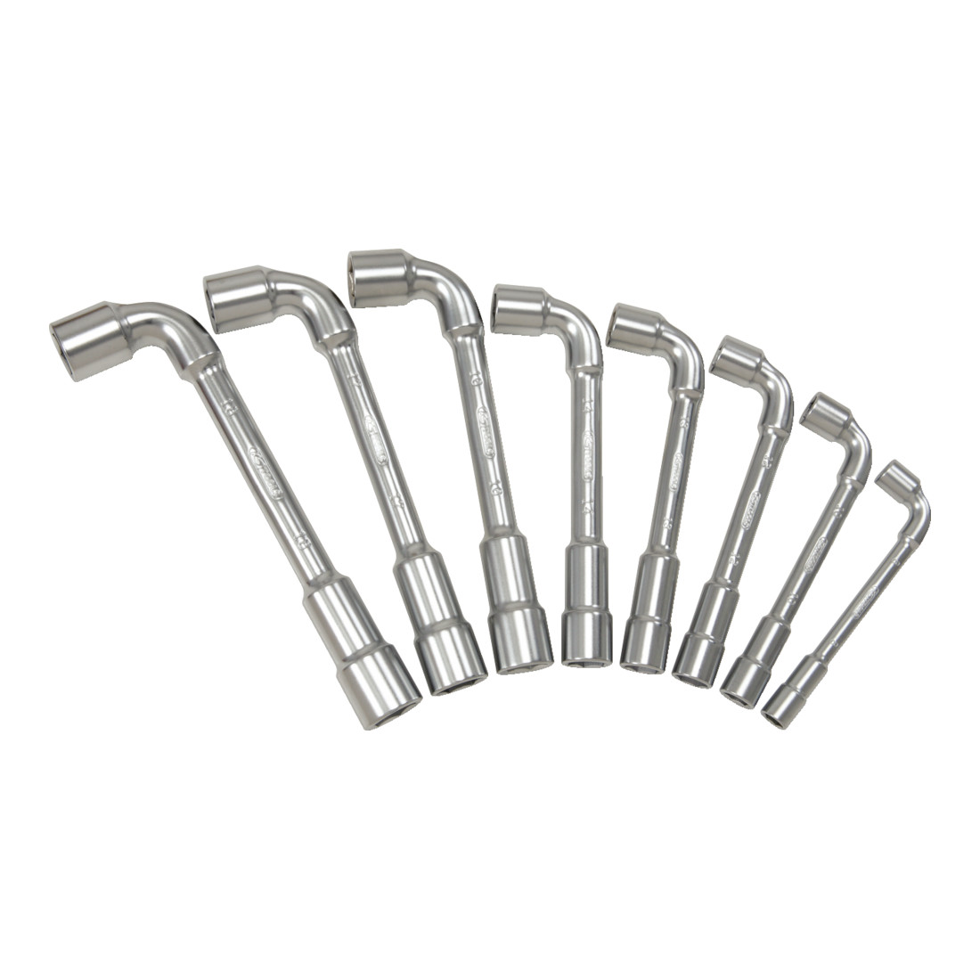 KS Tools ULTIMATEplus Doppel-Steckschlüssel-Satz, gekröpft, 8-teilig