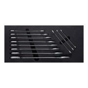 KS Tools ULTIMATEplus double jeu de clés à fourche, 11 pièces avec insert système 1/3-1