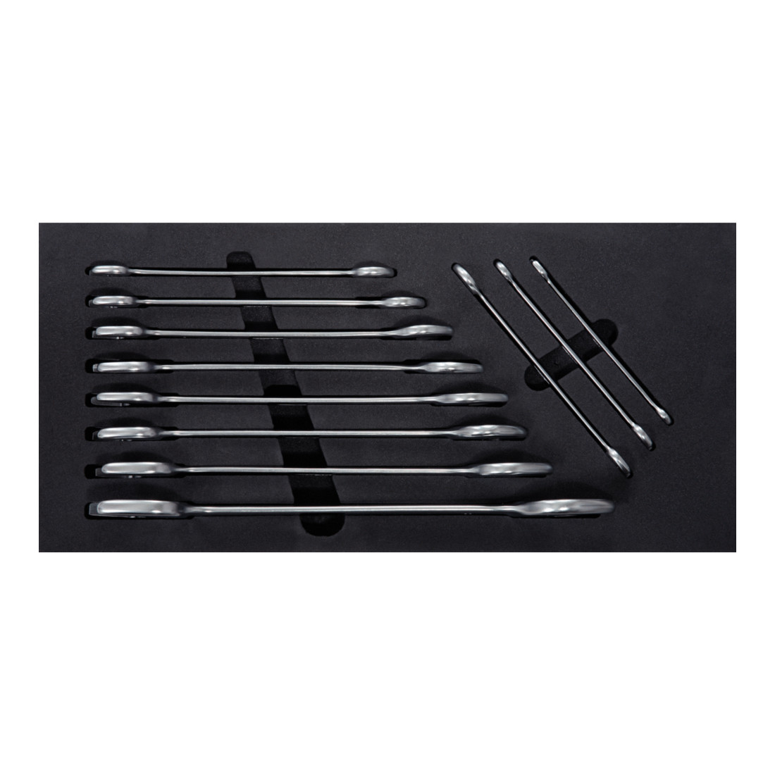 KS Tools ULTIMATEplus double jeu de clés à fourche, 11 pièces avec insert système 1/3