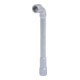 KS Tools ULTIMATEplus dubbele dopsleutel met asgat, 7mm