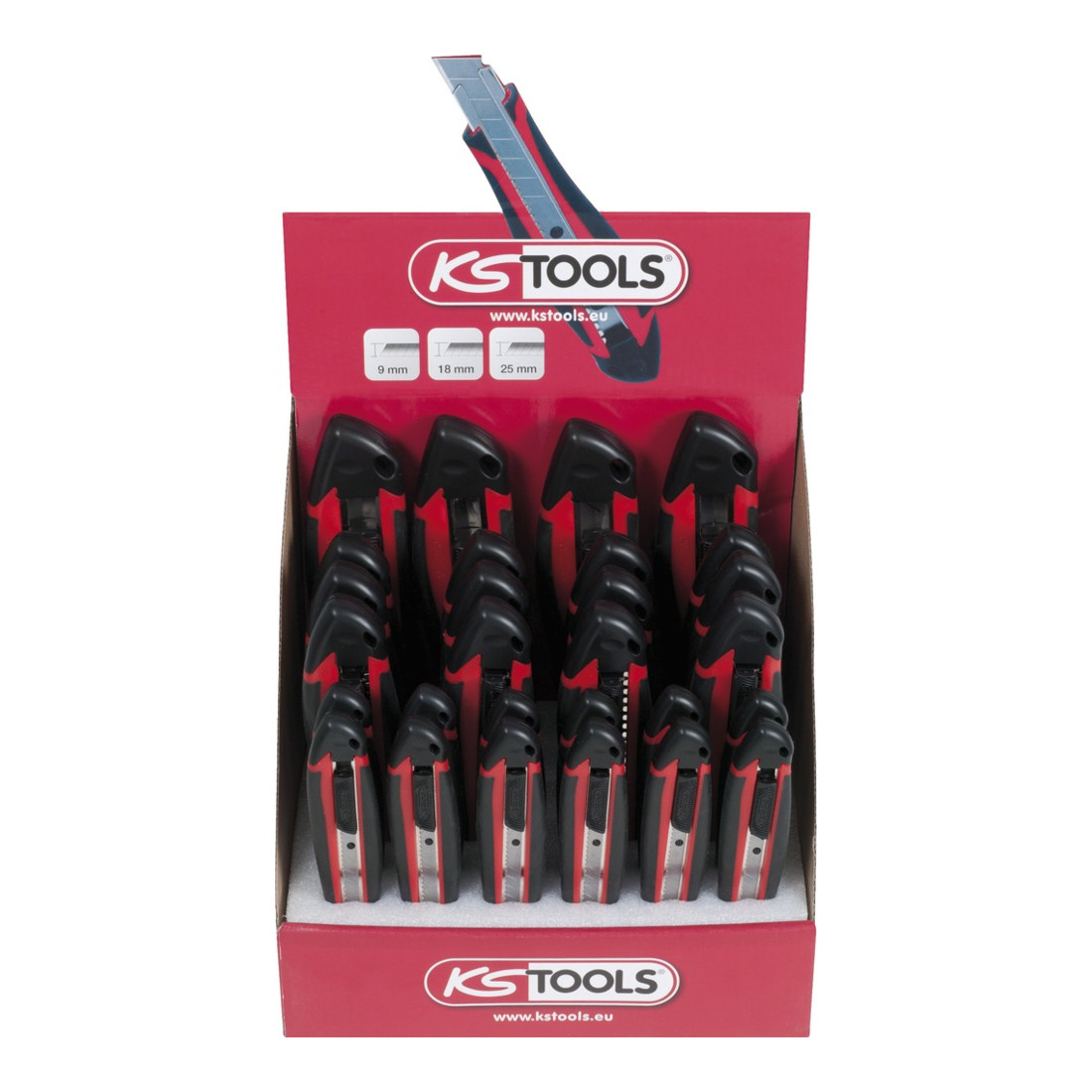 KS Tools Universal-Abbrechklingen-Messer-Display,28-teilig