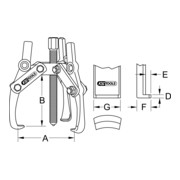 KS Tools Universal-Abzieher 3-armig-5
