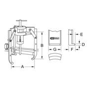 KS Tools Universal-Abzieher 3-armig-3