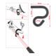 KS Tools Universal-Achshebel-Haken