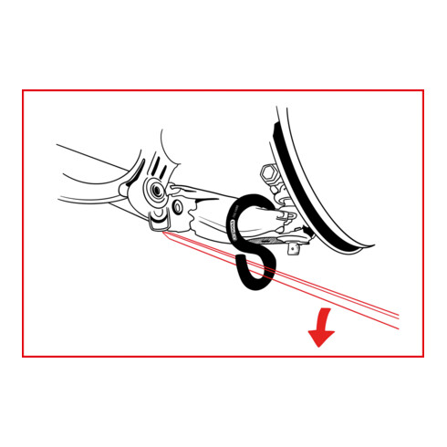 KS Tools Universal-Achshebel-Haken