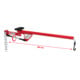 KS Tools Universal-Achshebel mit Kette, 960 mm