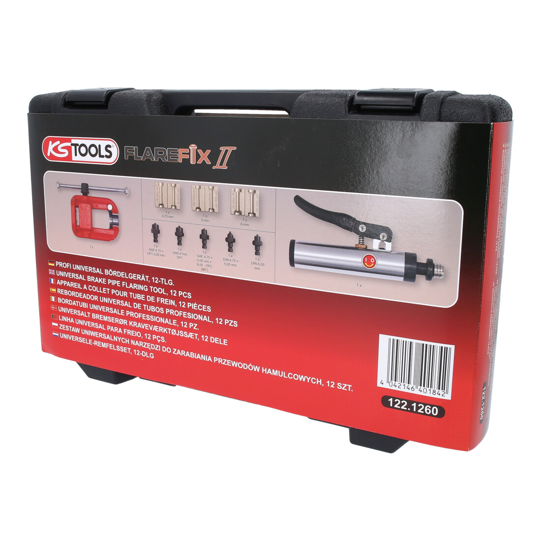KS Tools Universal-Bördelgerät-Satz, 11-teiligFlarefix II