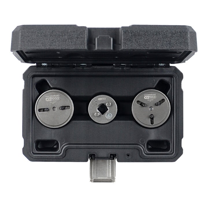 KS Tools Universal Bremskolben-Rückstell-Werkzeug-Adapter-Satz, 3-tlg.