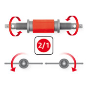 KS Tools Universal Bremskolben-Rückstell-Werkzeug-Satz, 8-tlg.-5