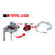 KS Tools Universal-Entlüfterstutzen-Adapter für Toyota und Lexus