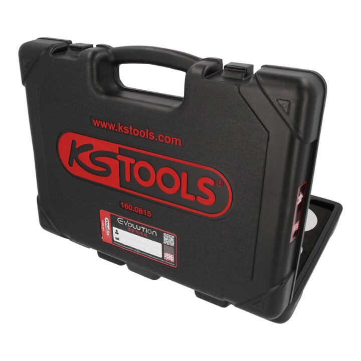 KS Tools Universal-Entlüfterstutzen-Adapter-Satz zur Bremsenentlüftung, 17-tlg