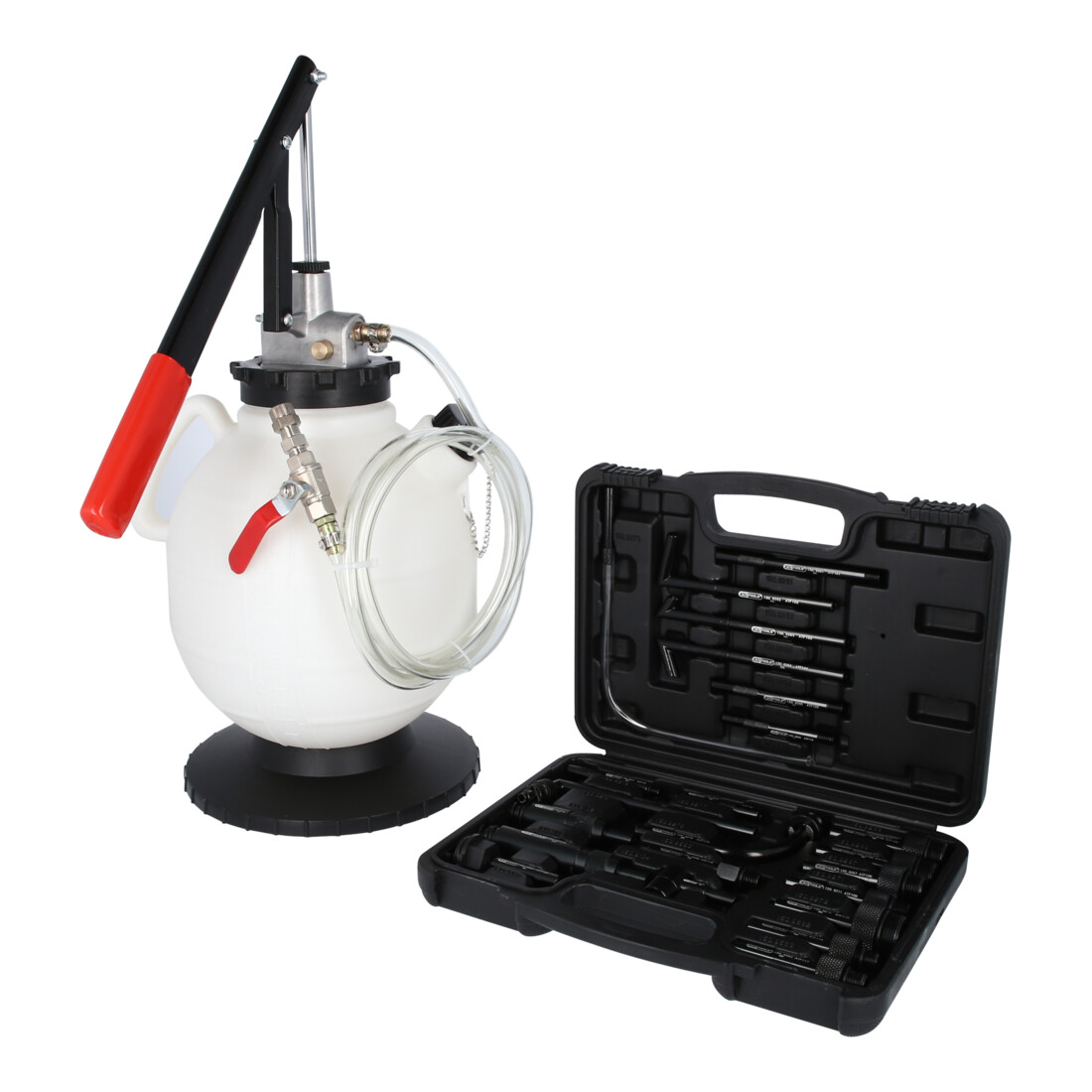 KS Tools Universal Getriebeöl-Füllsystem-Satz mit 23-tlg. Adaptersatz