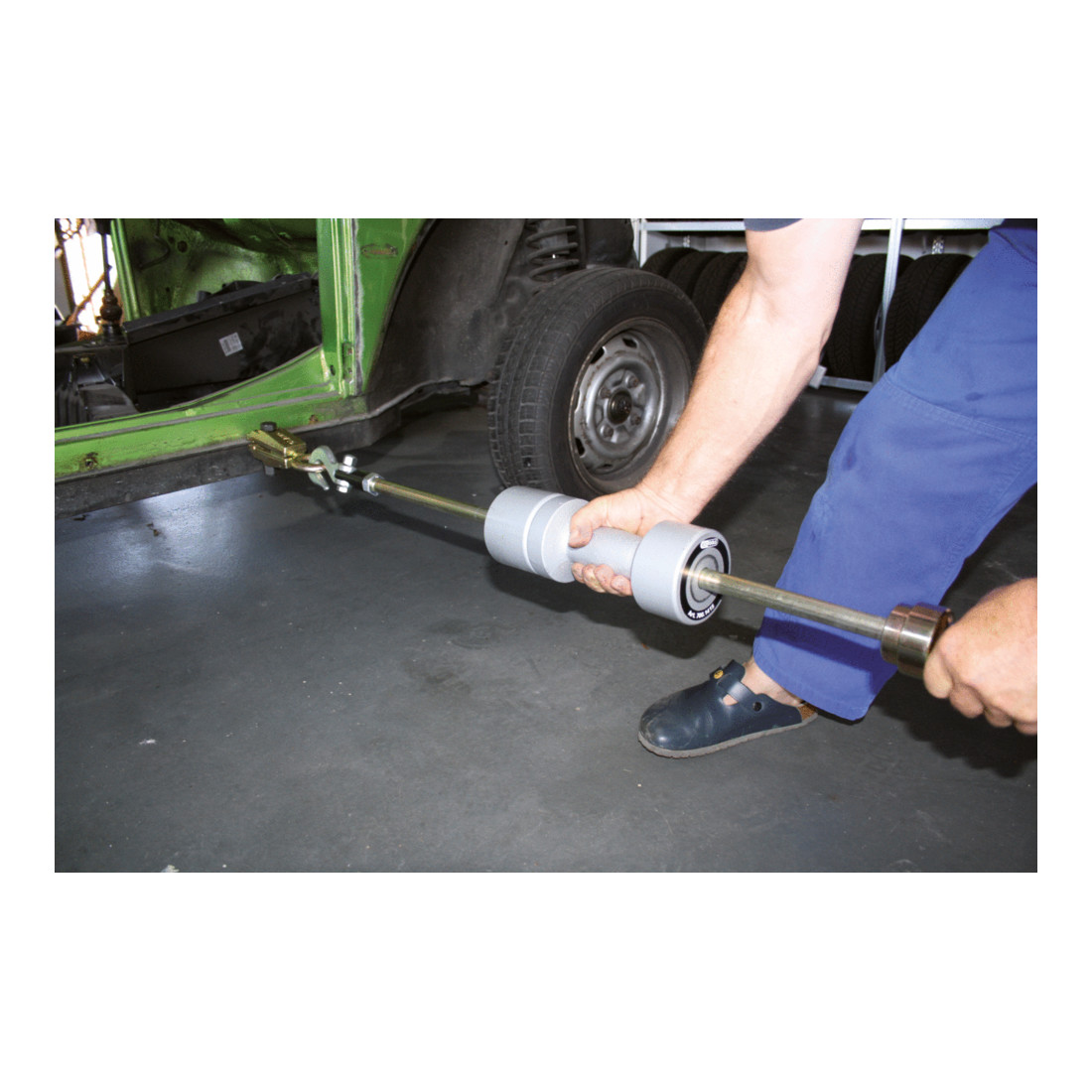 KS Tools Universal-Gleithammer, inkl. Zughaken und Adapter