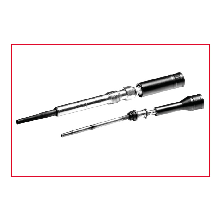 KS Tools Universal Glühkerzen-Ausbohrsatz M10 x 1, 8-teilig