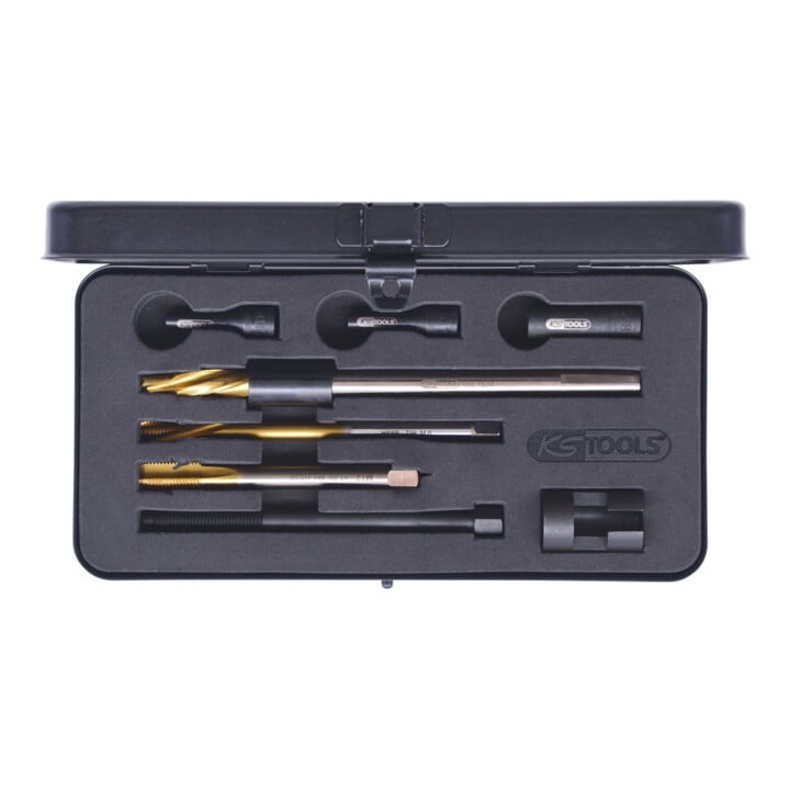 KS Tools Universal Glühkerzen-Ausbohrsatz M12 x 1,25