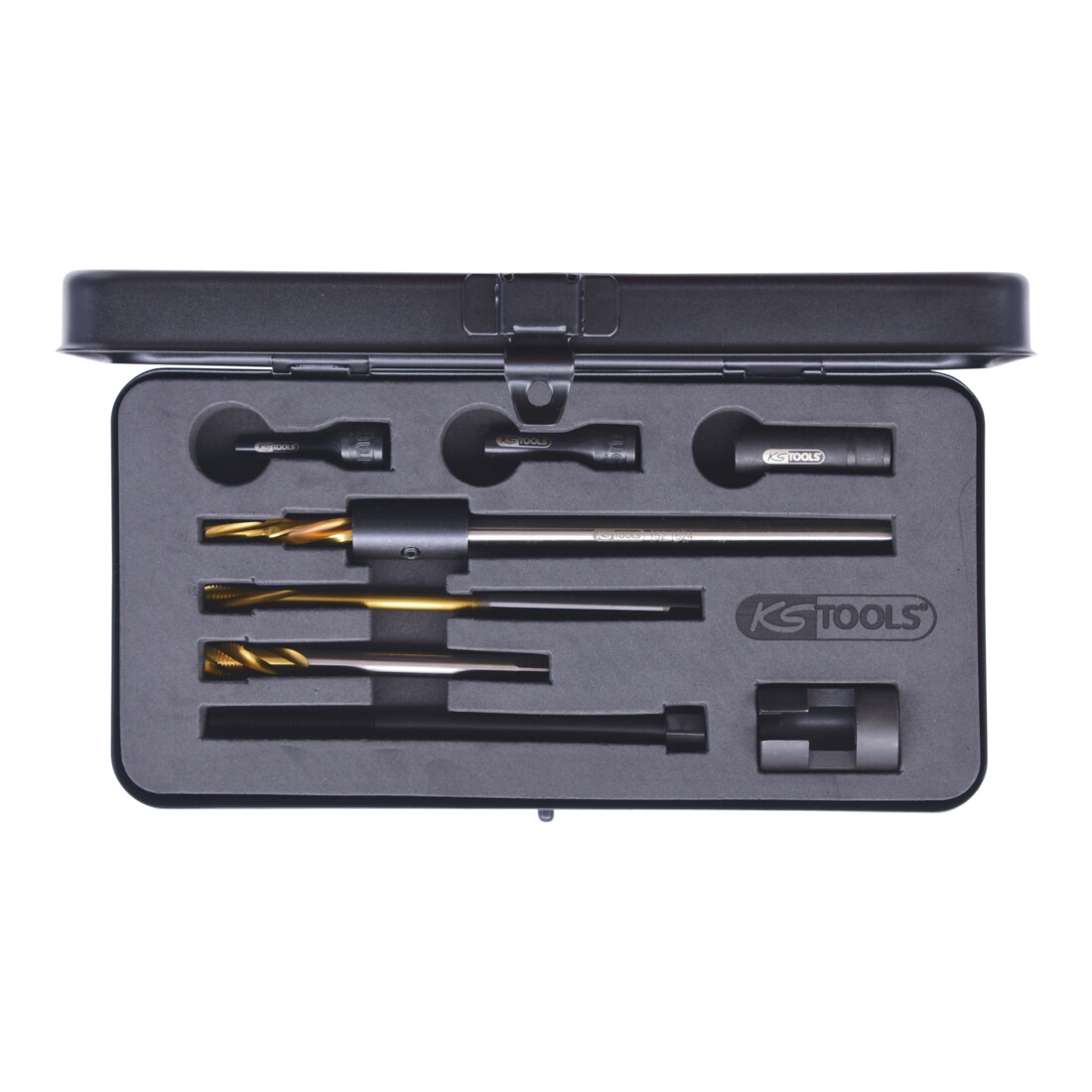 KS Tools Universal Glühkerzen-Ausbohrsatz M9 x 1,0