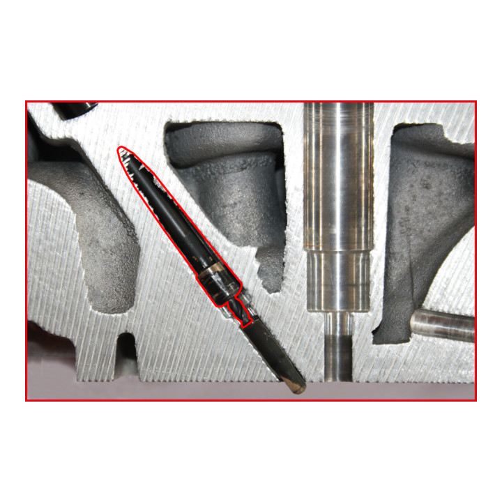 KS Tools Universal Glühkerzenspitzen-Ausbohrsatz M8 x 1,0