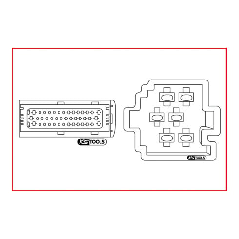 KS Tools Universal Kabel-Entriegelungswerkzeug-Satz, 3-tlg.