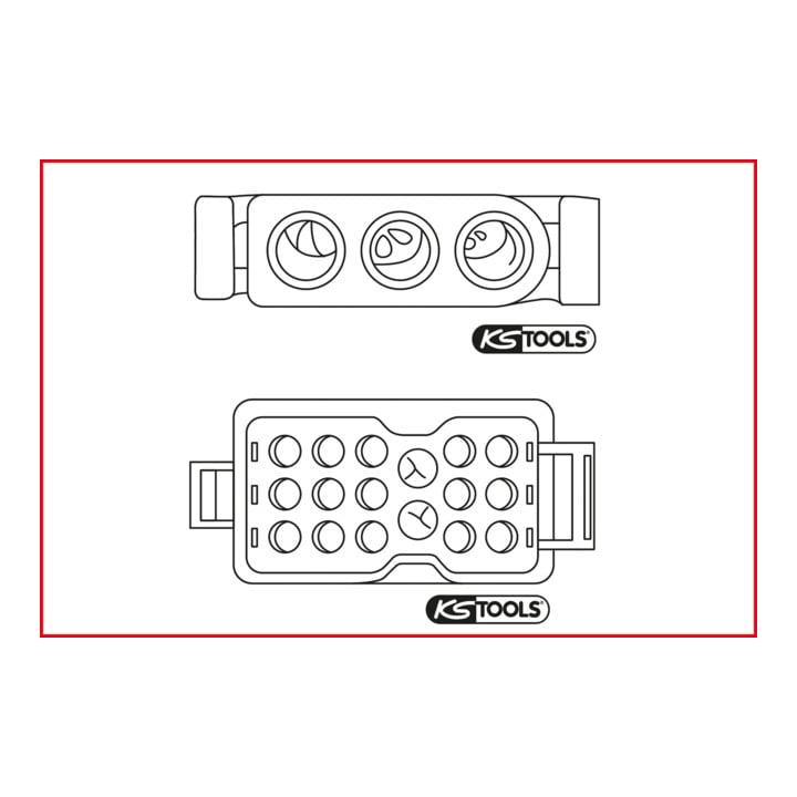 KS Tools Universal Kabel-Entriegelungswerkzeug-Satz, 3-tlg.