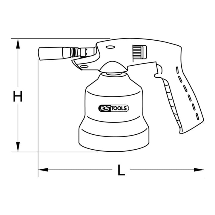 KS Tools Universal-Kartuschenlötgerät, Metall