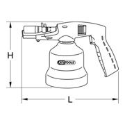 KS Tools Universal-Kartuschenlötgerät mit Piezo-Zündung, blau-4