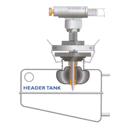 KS Tools Universal Kühlsystem-Diagnose-Service-Satz, 12-teilig