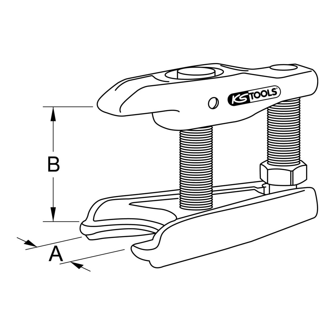 KS Tools Universal-Kugelgelenk-Abzieher