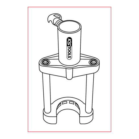 KS Tools Universal-Press-Stativ, 9-teilig