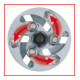 KS Tools Universal-Riemenscheiben-Abzieher, 3-armig, 30-60mm-5