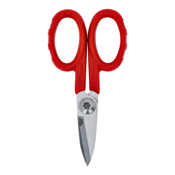 KS Tools Universal-Werkstattschere, 140mm, inklusive Gürteltasche