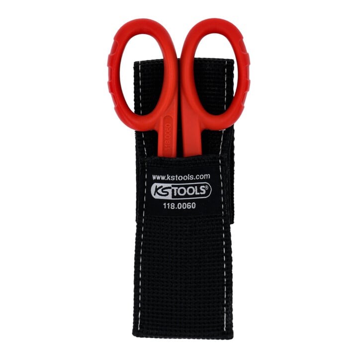 KS Tools Universal-Werkstattschere, 140mm, inklusive Gürteltasche