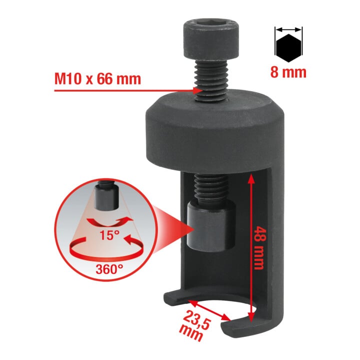 KS Tools Universal-Wischarm-Abzieher 23,5mm