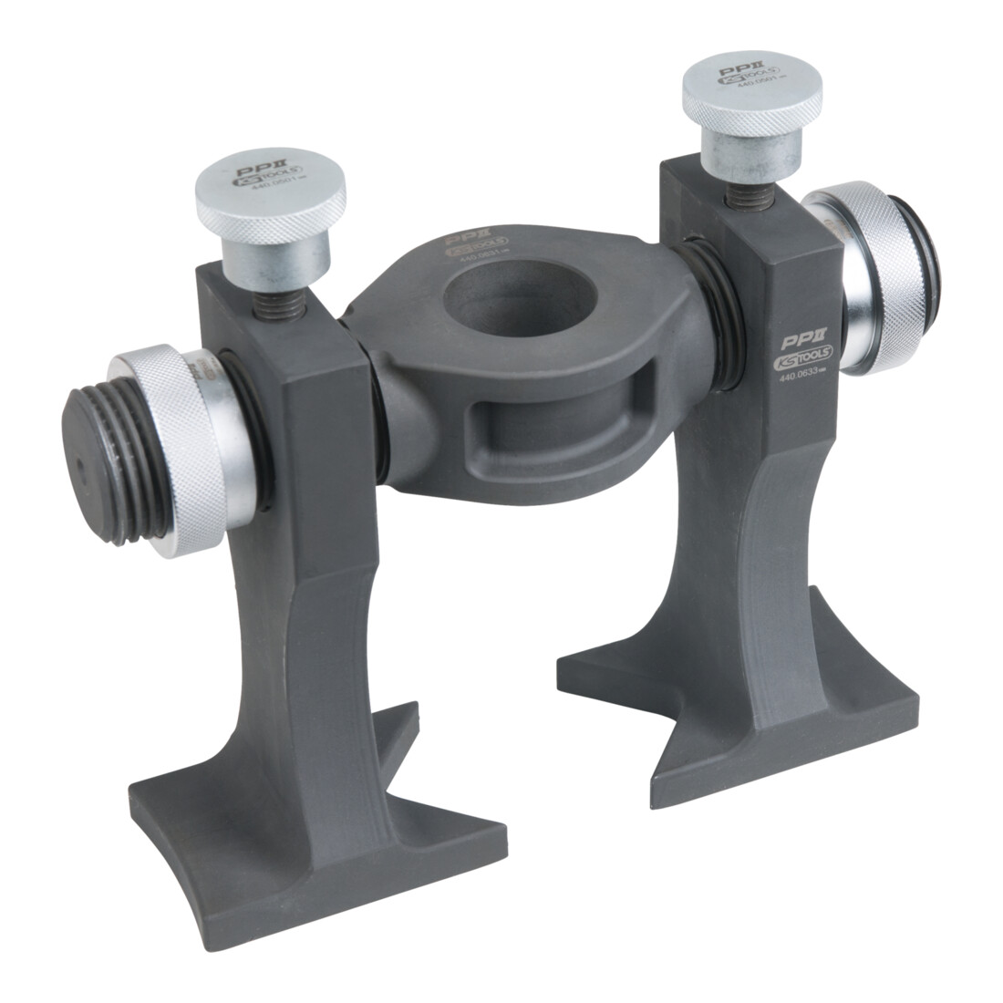 KS Tools universeel gereedschap voor geschroefde wiellager demontage met 3 bouten, 7 st.