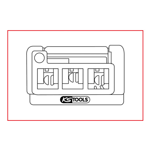 KS Tools Universeel kabel ontkoppel gereedschap set, 3 stuks.