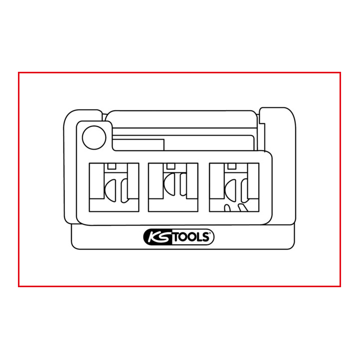 KS Tools Universeel kabel ontkoppel gereedschap set, 3 stuks.