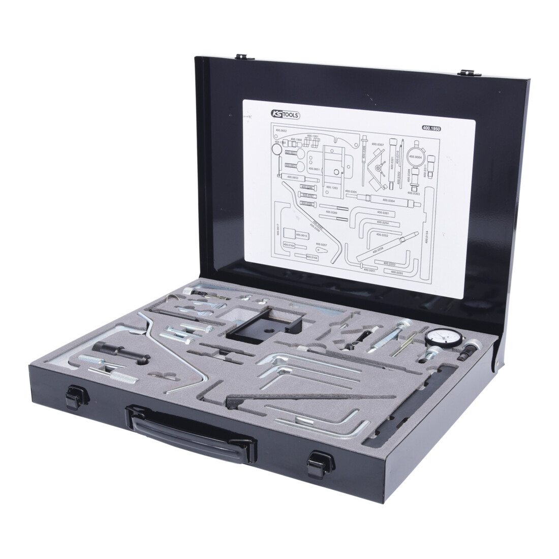 KS Tools universeel - motor afstel gereedschap set voor diesel motoren, 40 delig