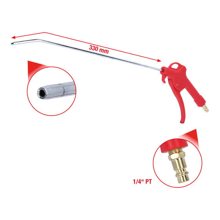 KS Tools universeel perslucht blaaspistool 330mm