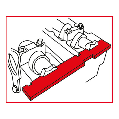 KS Tools universeel - set motor afstelgereedschap, 19 stuks 400.0150