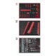 KS Tools universeel systeem insteekset voor 3 laden met 215 premium gereedschappen-3